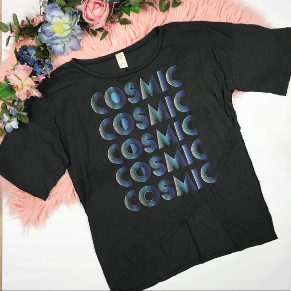 NWOT Free People Cosmic Graphic Tee - Picture 3 of 4